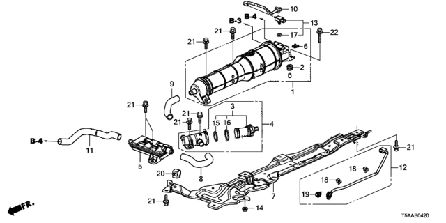 2020 Honda Fit SUB-WIRE, FUEL Diagram for 32170-T7W-A50