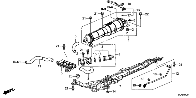 2019 Honda Fit Canister Diagram