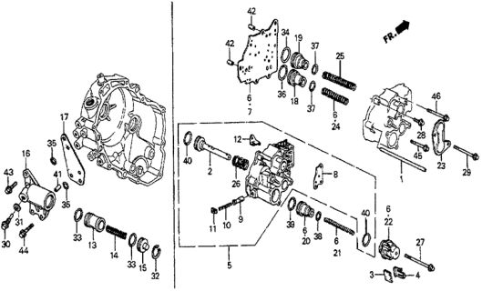 1983 Honda Prelude Cover, Top Accumulator Diagram for 27579-PC9-750