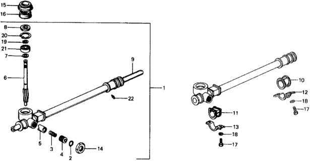 1976 Honda Civic Steering Gear Box Diagram