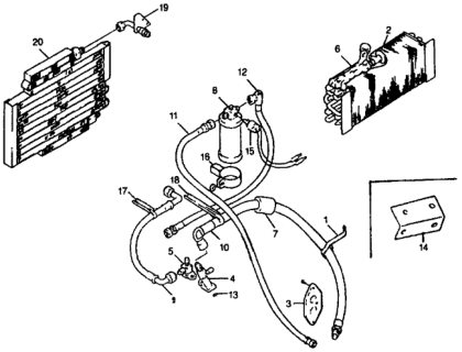 1977 Honda Civic Coil, Condenser Diagram for 00091-35602