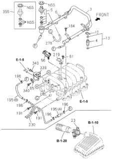 2001 Honda Passport Seal Kit Diagram for 8-17113-393-0