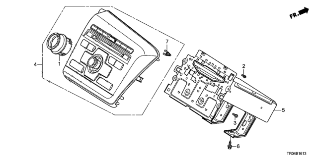 2012 Honda Civic Panel Assy., Base Diagram for 39170-TR0-A31