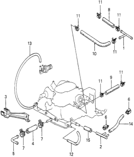 1980 Honda Accord Fuel Tubing Diagram