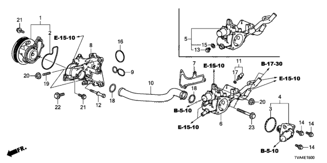 2020 Honda Accord Pipe, Connecting Diagram for 19505-6A0-A00