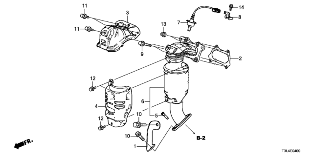 2015 Honda Accord Converter (L4) Diagram