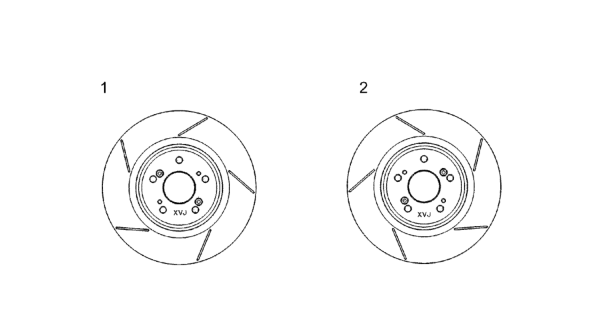 2008 Honda Civic Mugen Front Brake Rotor Diagram