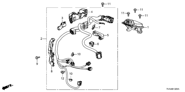 2020 Honda Accord Harness, Transmission Diagram for 28150-6A7-900