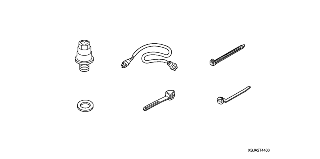 2007 Honda Fit 5 Door BASE KA 5MT Engine Block Heater Diagram