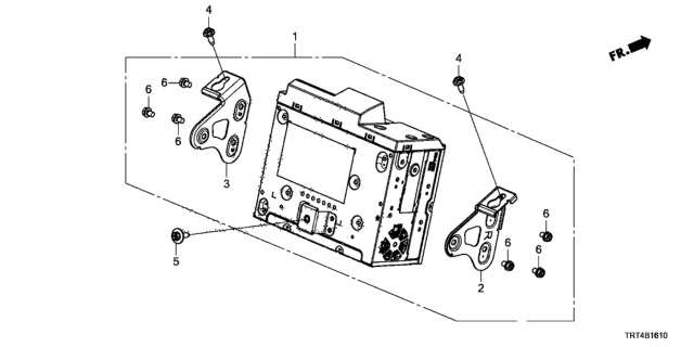 2020 Honda Clarity Fuel Cell Audio Unit (Audio & Navigation) Diagram