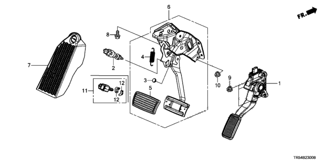 2014 Honda Civic Pedal Diagram