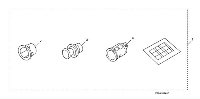 2011 Honda Civic 4 Door GX KA 5AT Cigarette Lighter Diagram