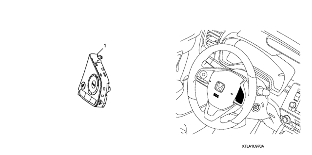 2021 Honda CR-V Heated Steering Wheel Switch Diagram