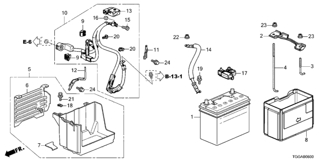 2021 Honda Civic Battery Diagram