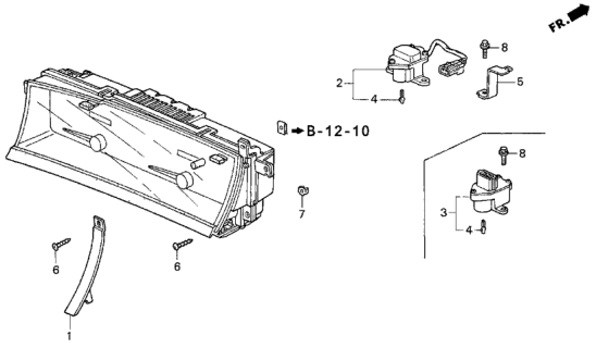 Sensor Assembly, Speed Diagram for 78410-SY0-003