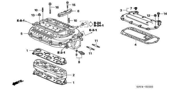 2007 Honda Pilot Intake Manifold Diagram