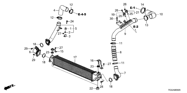 2021 Honda Civic Intercooler Diagram