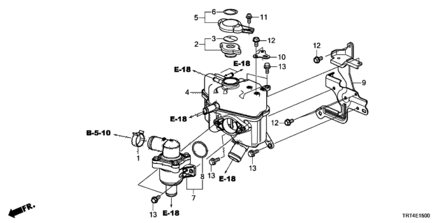 2019 Honda Clarity Fuel Cell FC Expansion Tank Diagram