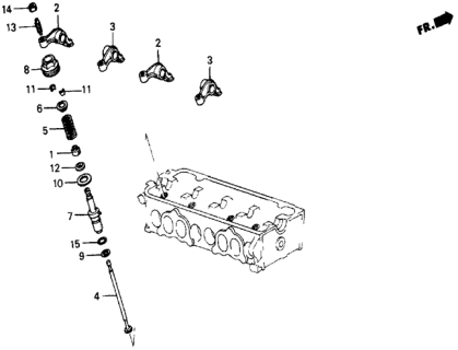 1987 Honda Civic Auxiliary Valve Diagram