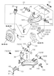 2000 Honda Passport Arm Lower Con'T Diagram for 8-97366-490-0