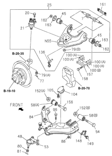 2001 Honda Passport Front Lower Arm Diagram