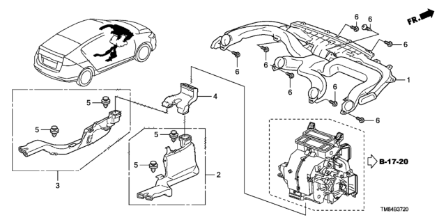 2010 Honda Insight Duct Diagram