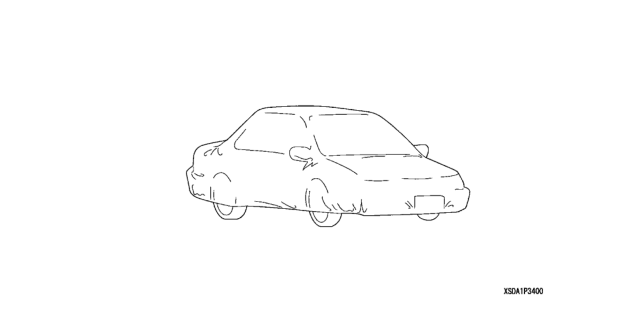 2005 Honda Accord Hybrid 4 Door HYBRID KA 5AT Car Cover Diagram