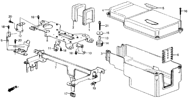 1989 Honda Accord Control Box Diagram