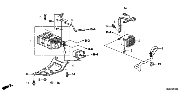 2014 Honda Ridgeline Canister Diagram