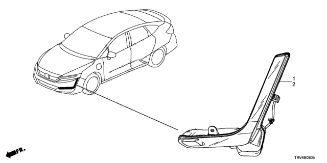 2017 Honda Clarity Electric Front Position Light Diagram