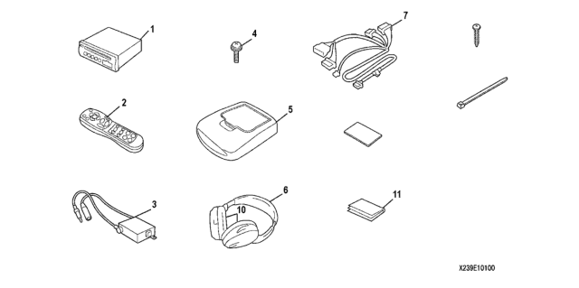 2003 Honda Pilot 5 Door EX KA 5AT DVD Based I-Ves Diagram