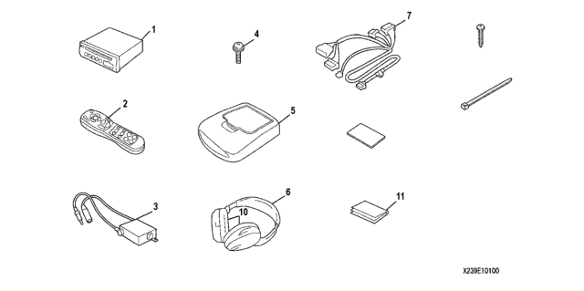 2005 Honda Pilot DVD Based I-Ves Diagram