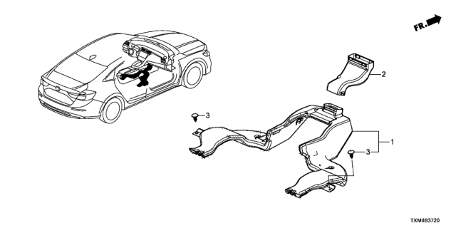 2021 Honda Insight Duct Diagram