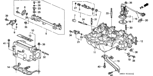 1993 Honda Accord Intake Manifold Diagram