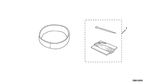 2006 Honda Accord 4 Door LX KA 5MT Steering Wheel (Leather) Diagram