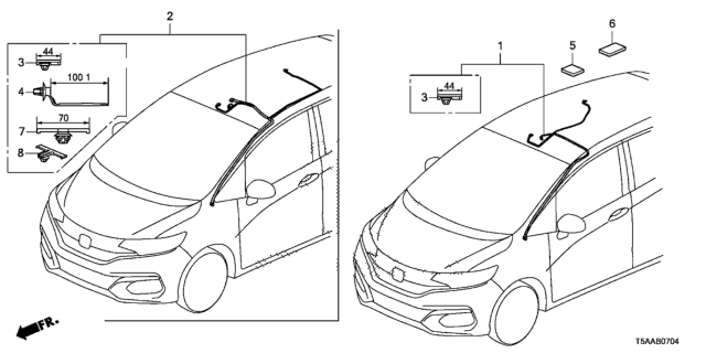 2019 Honda Fit Wire Harness Diagram 5