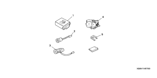 2004 Honda Pilot Back-Up Sensor Diagram