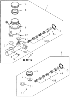 1997 Honda Passport Gasket, Stopper Bolt Diagram for 8-94107-675-0