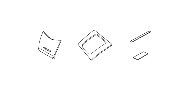 2007 Honda Accord 4 Door EX KA 5AT Center Trim Kit (Cloth) Diagram