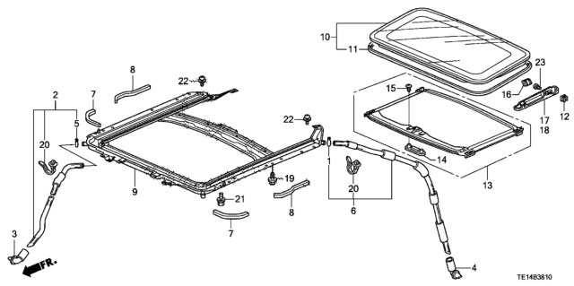 2012 Honda Accord Sliding Roof Diagram