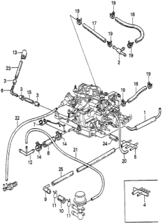 1982 Honda Prelude Strainer B, Fuel (Toyo Roki) Diagram for 16235-PC1-003