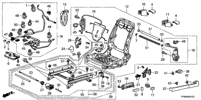 2012 Honda Crosstour M.S.C. Unit Diagram for 81228-TP6-A01