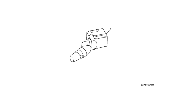 2014 Honda Odyssey 5 Door LX KA 6AT Foglight Switch Diagram