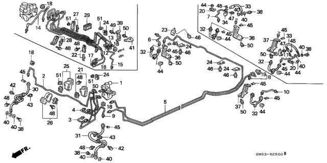 1993 Honda Accord Brake Lines Diagram
