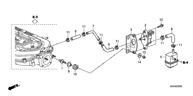 2009 Honda Pilot Tubing Diagram