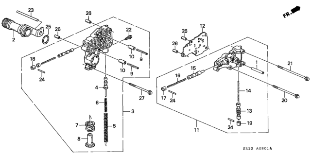 1994 Honda Civic 3 Door DX KA 4AT AT Regulator Diagram