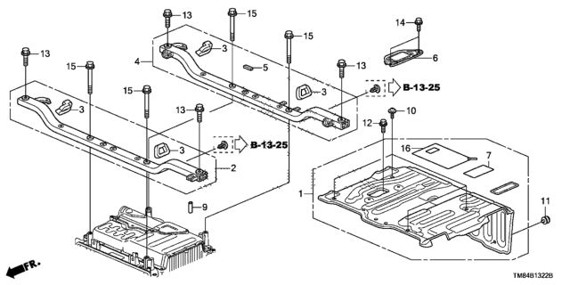 2011 Honda Insight IMA IPU Frame Diagram