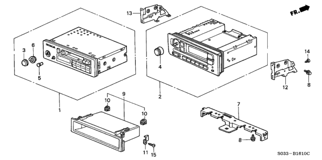 1998 Honda Civic Auto Radio Diagram