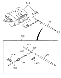 1999 Honda Passport Joint (Three-Way) Diagram for 8-94208-695-0