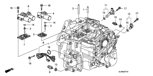 2007 Honda Fit AT Solenoid Diagram